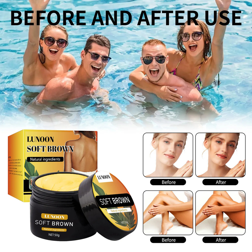 LUNON Crema autoabbronzante corpo a lunga durata, formula nutriente per un look naturale baciato dal sole.