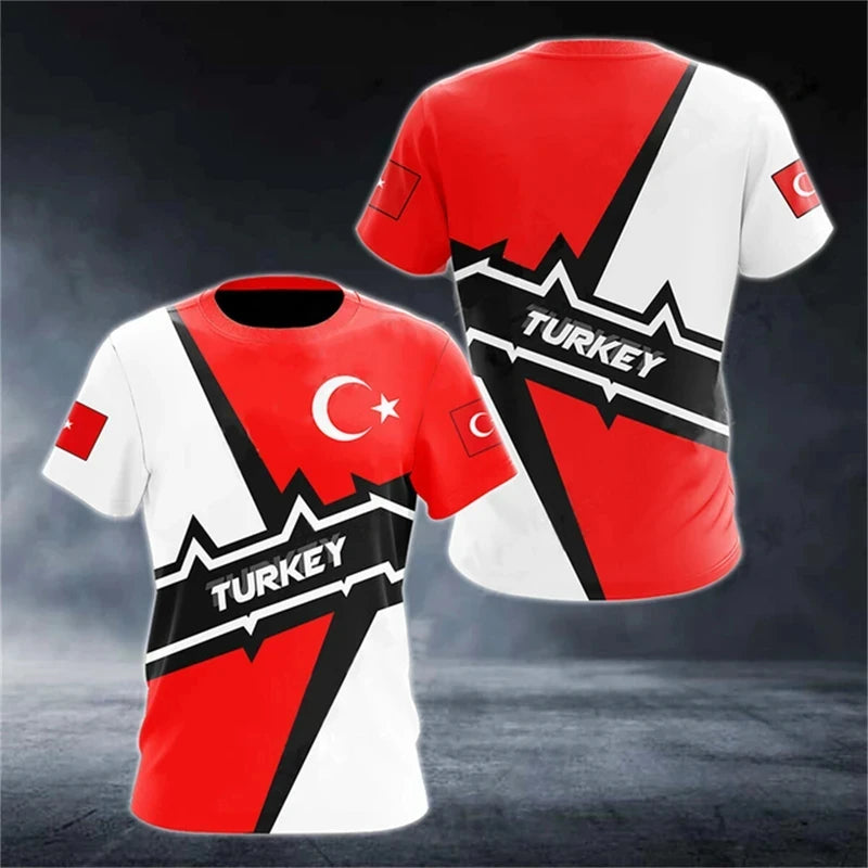Turchia T-shirt da uomo Top