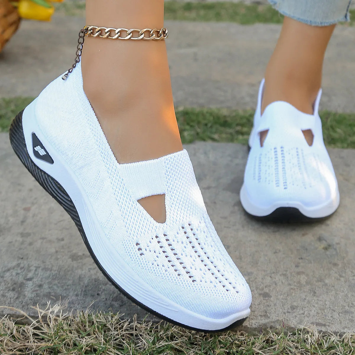 Scarpe sportive primaverili nuove da donna, alla moda, traspiranti, leggere, antiscivolo, resistenti all’usura,