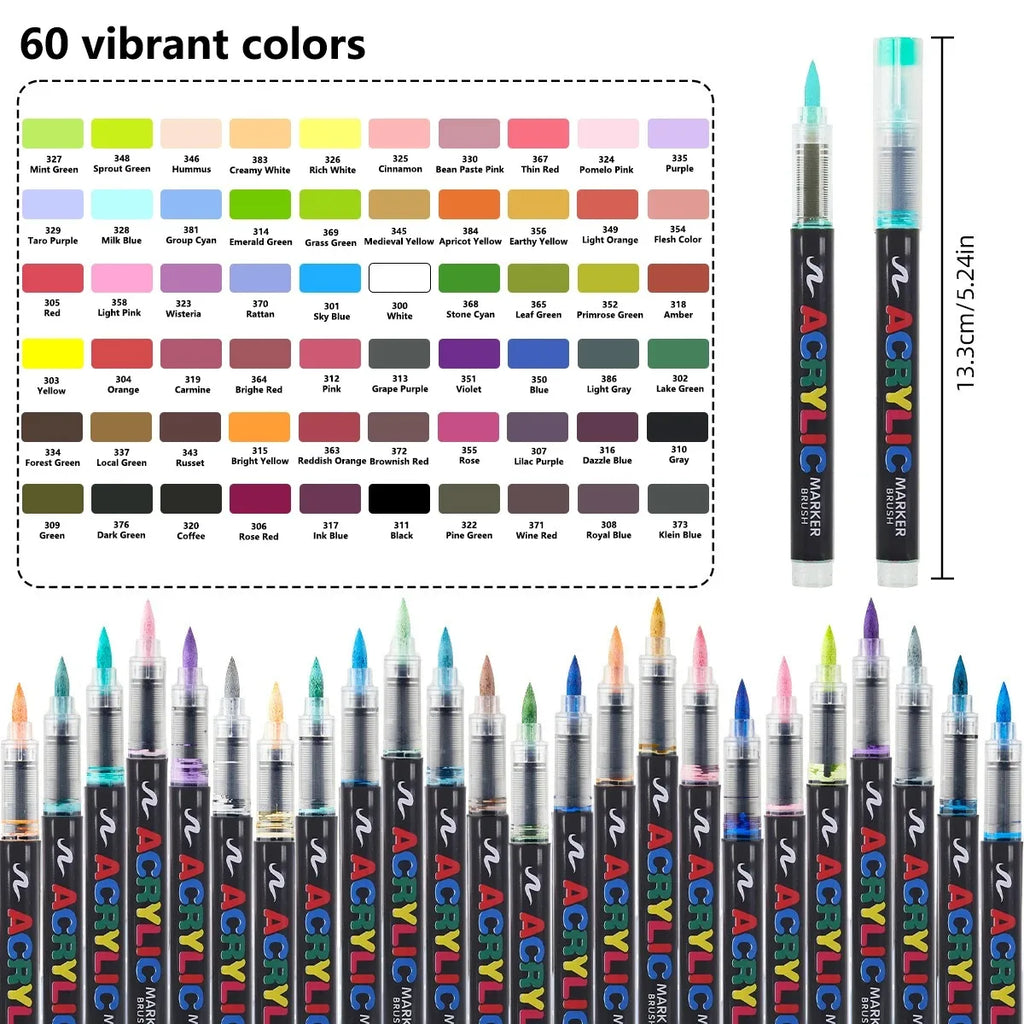 36-366 Colors Acrylic Set Waterproof Professional