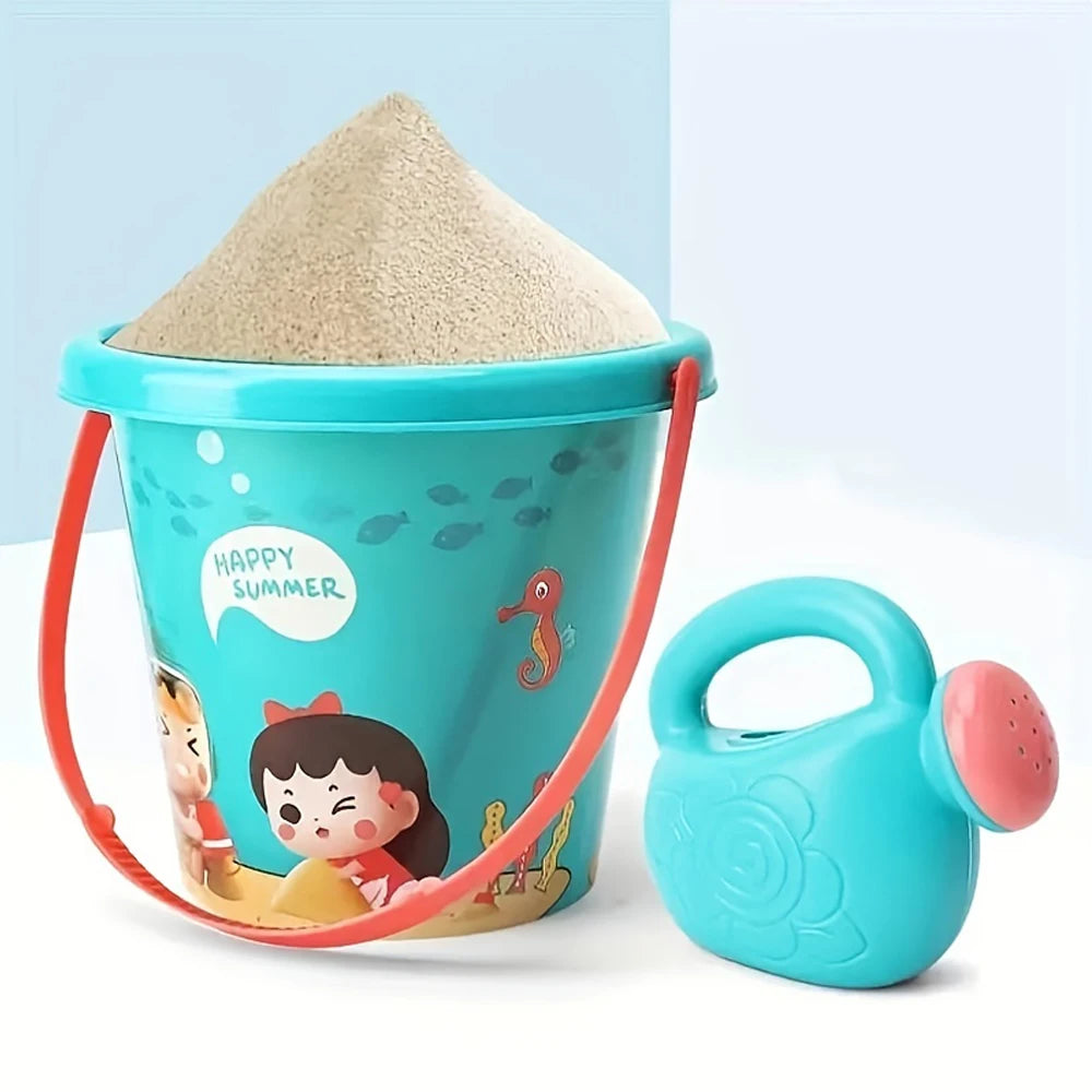 Set di giocattoli da spiaggia da 18 pezzi in plastica resistente