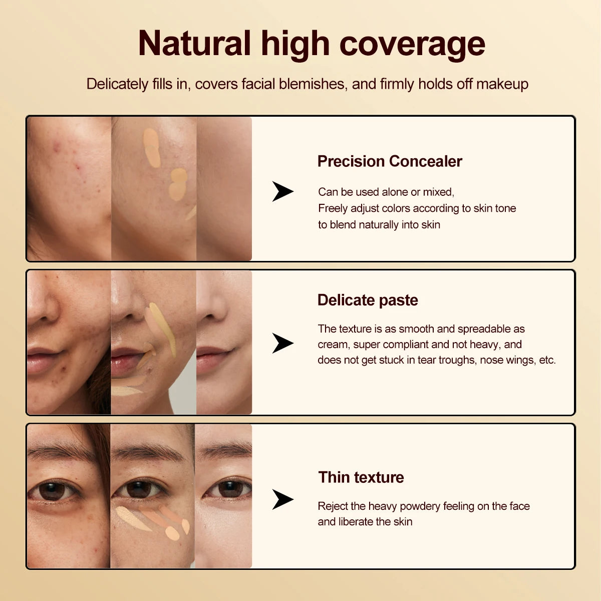 Trucco Professionale Fondotinta Palette 15 Colori