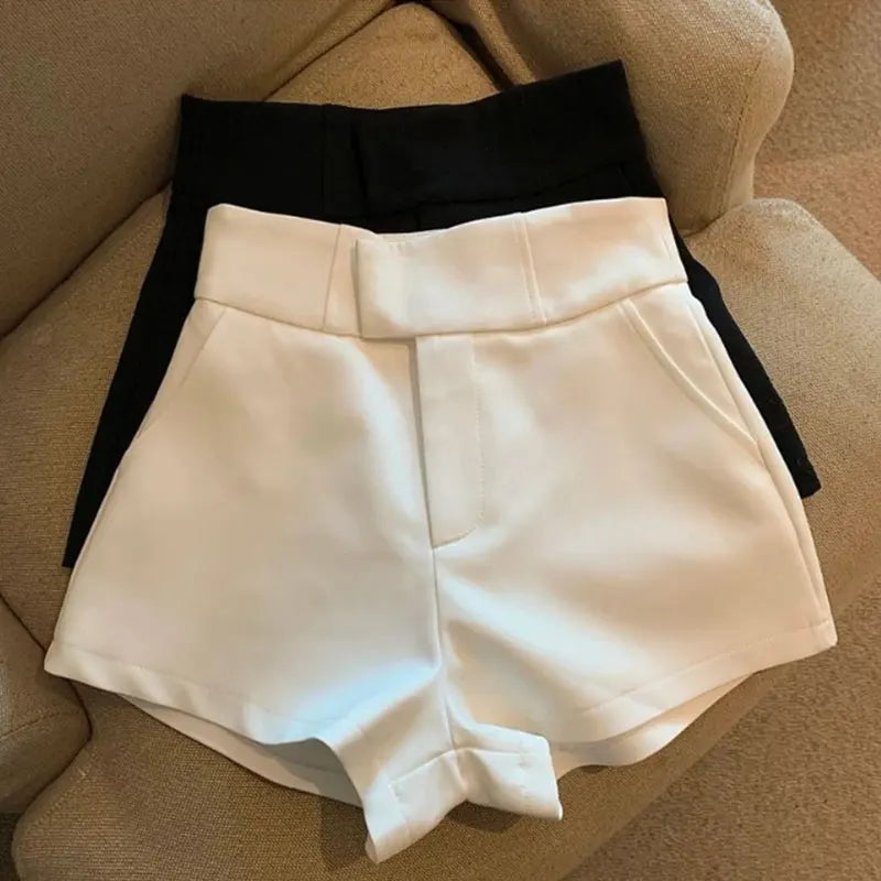 Pantaloncini da donna Elegance Pantaloncini a vita alta