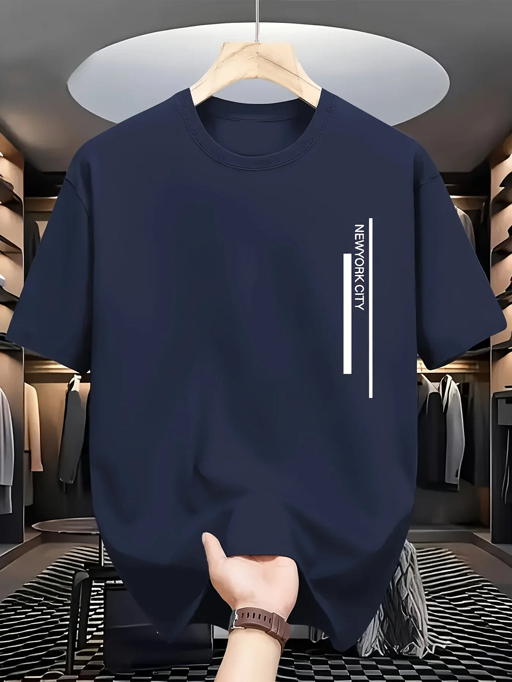 T-Shirt estiva a maniche corte da uomo è traspirante