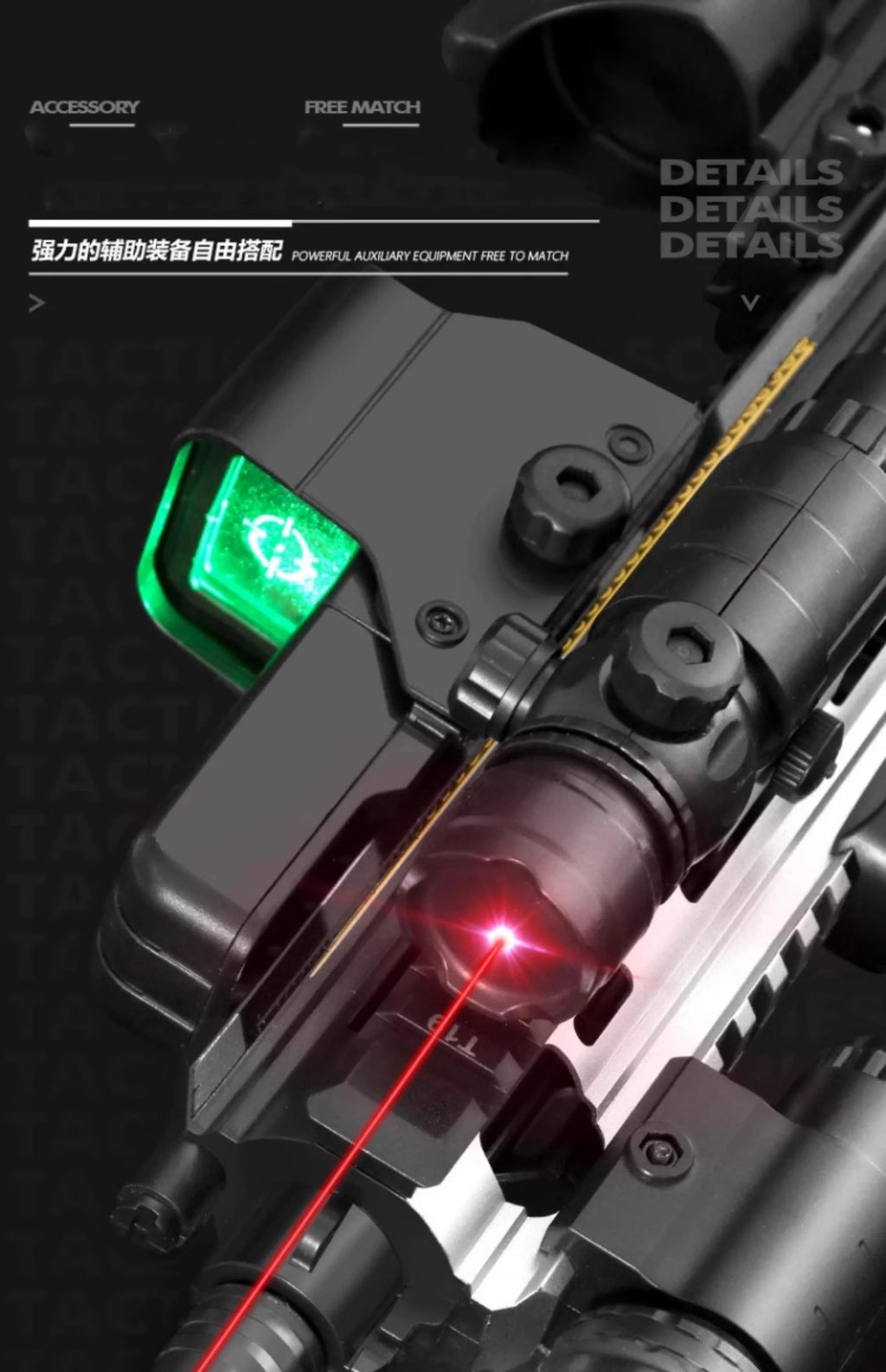 Burst M416 completamente automatico Toy Gun Gel