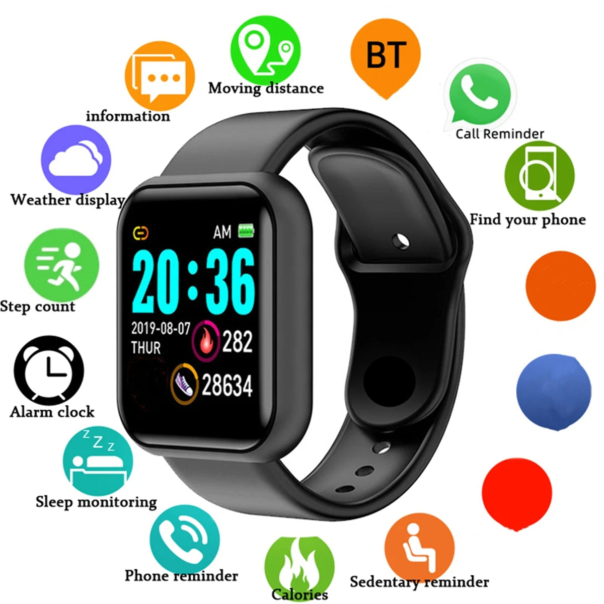 Smartwatch Unisex  per Android IOS
