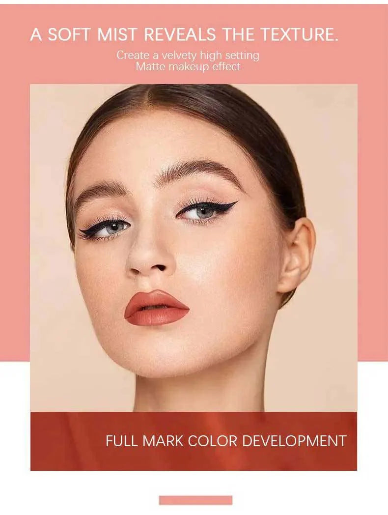 Rossetto opaco a 6 colori