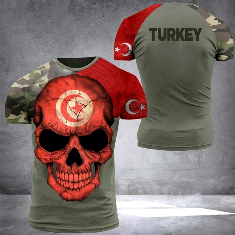 Turchia T-shirt da uomo Top