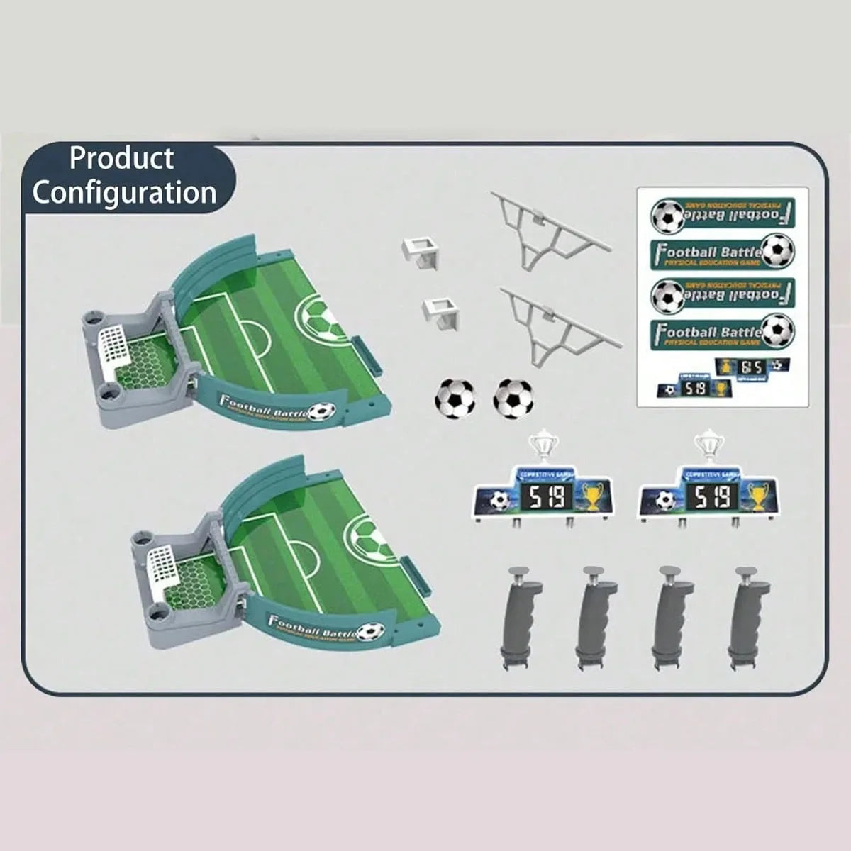 Gioco di calcio balilla, gioco di calcio per due persone