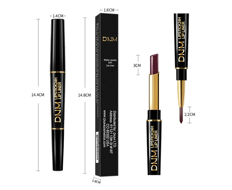 Set di rossetti impermeabili di lunga durata a matite