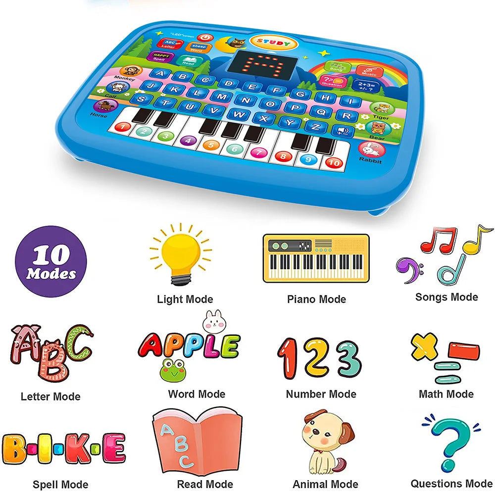 Giocattolo per l’educazione dei bambini: alfabetizzazione, matematica, musica