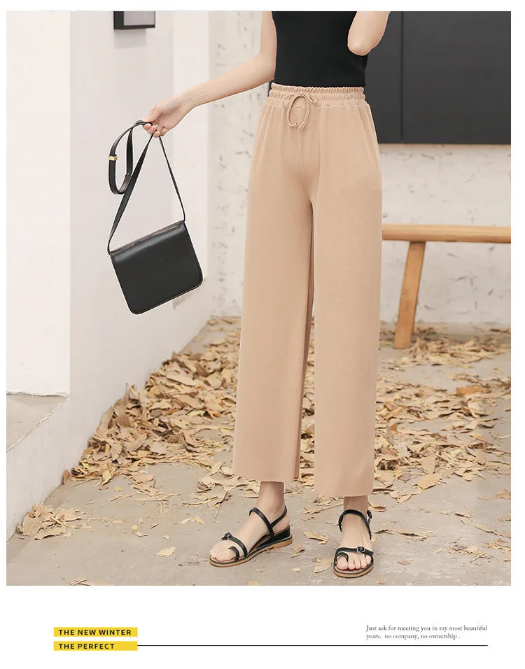 Pantaloni a gamba larga da donna