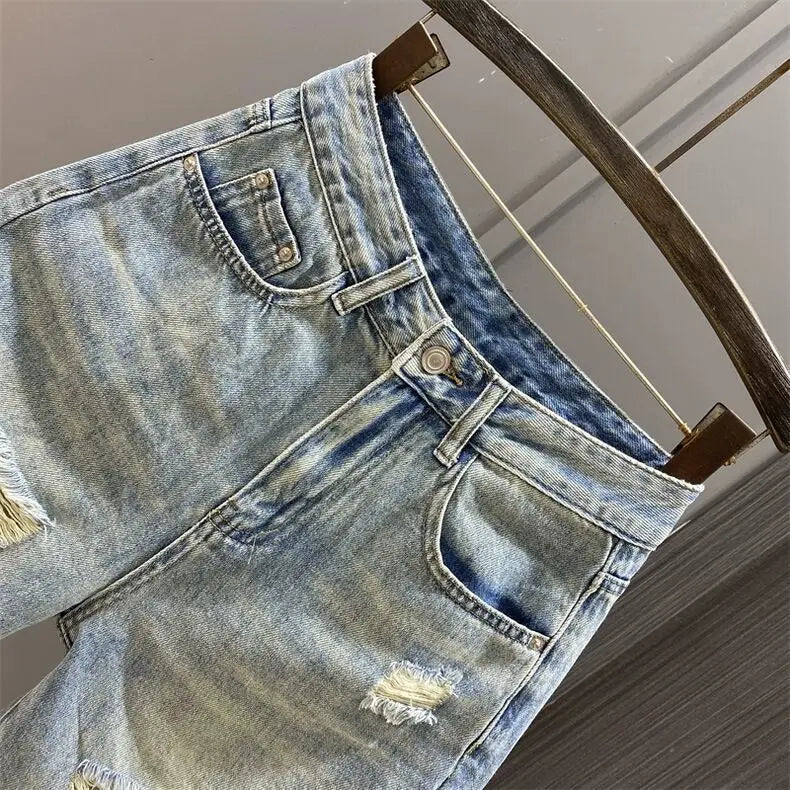 Denim pantaloncini di jeans estivi