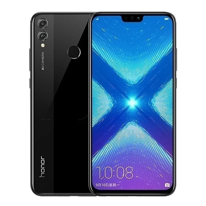 HONOR 8X Smartphone firmware CPU Haisi Qilin 710 6,5 pollici fotocamera posteriore 20MP riconoscimento delle impronte digitali