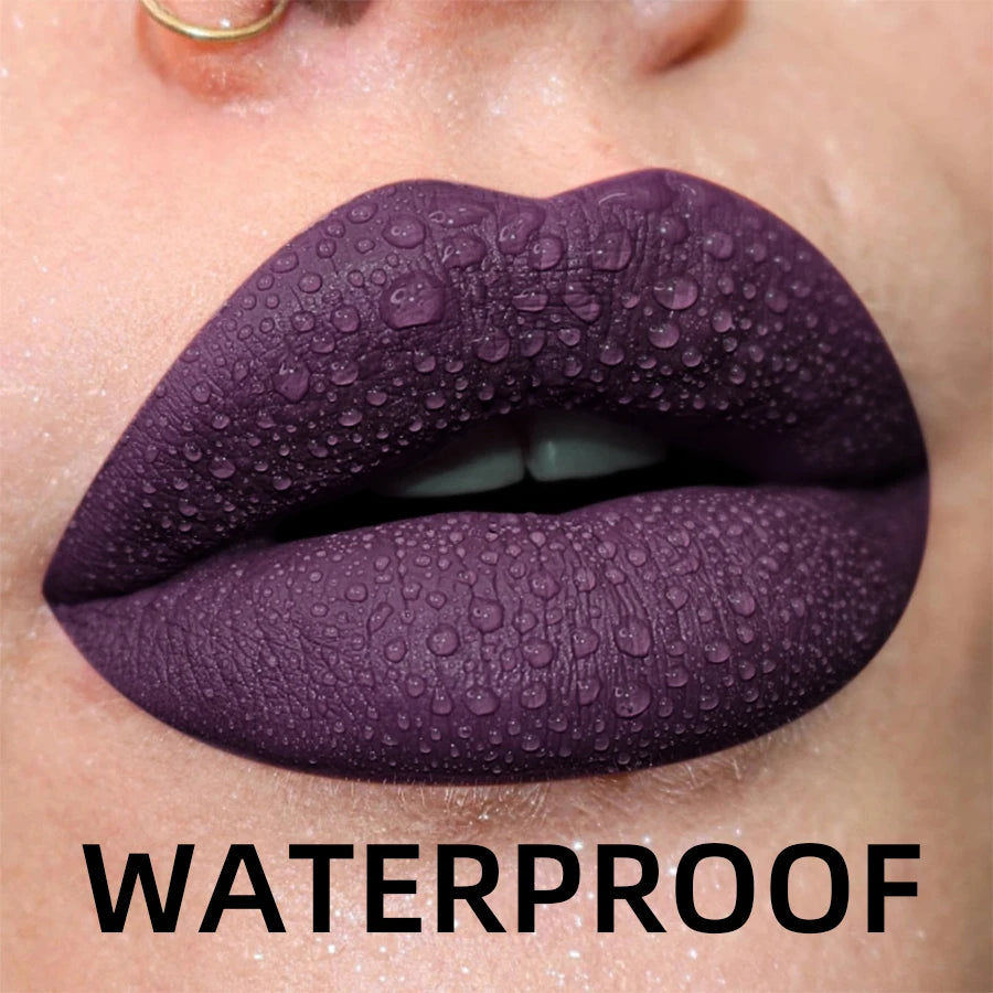Matte Velvet Lip Gloss Impermeabile Rossetto liquido