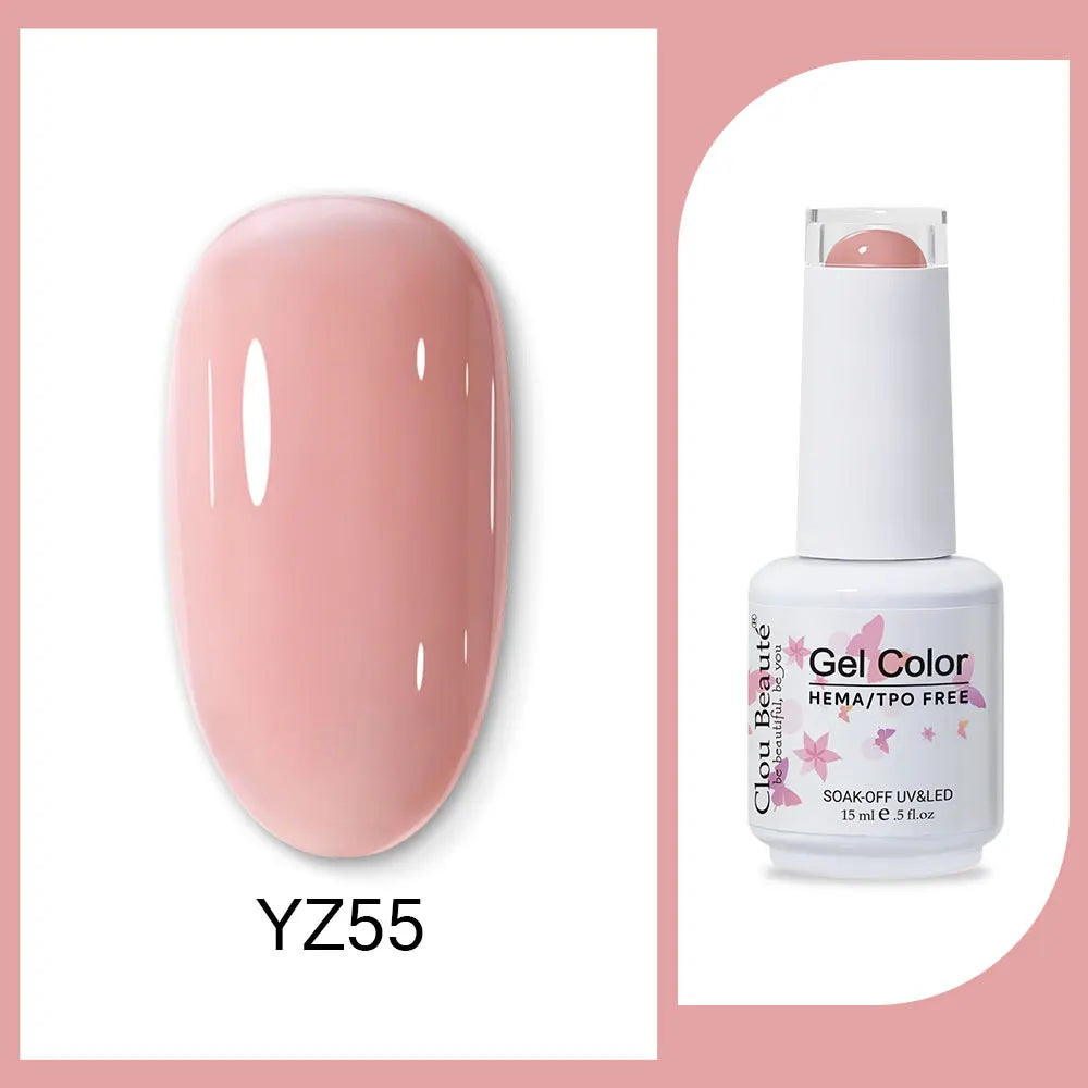 CLOU BEAUTÈ  15/10ml Semipermanente Gel Smalto Unghie 400 colori disponibili