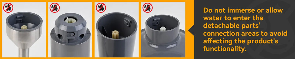 ROUNY Frullatore a immersione a immersione manuale 4-in-1 1000W Potente, miscelatore per alimenti in acciaio inossidabile, bicchiere di miscelazione da 700 ml, processore da 500 ml, + frusta