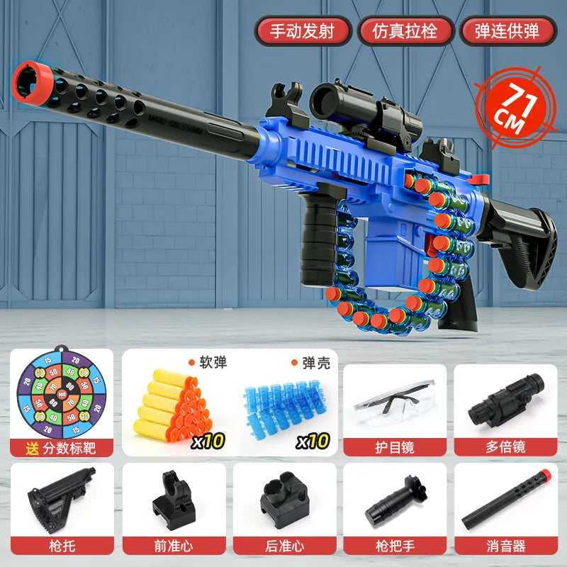 Soft Bullet Gun M416 Fucile giocattolo da fuoco