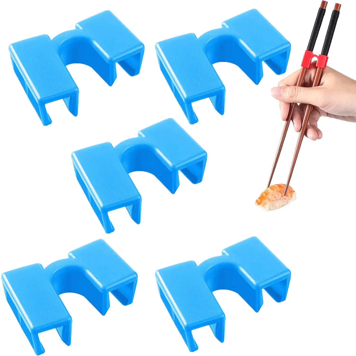 5PCS per bacchette in plastica non scivoloso resistente al calore