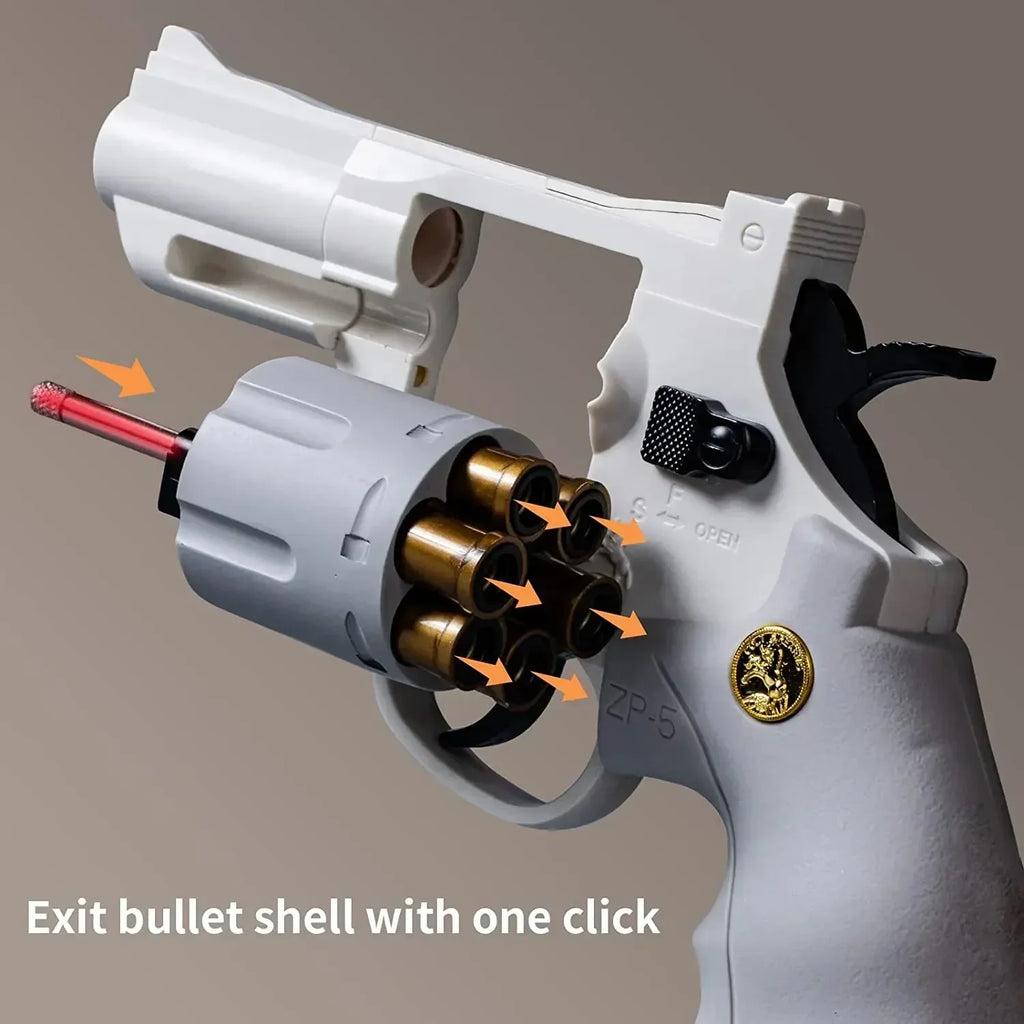 357 Revolver Launcher Pistola EVA Soft Dart