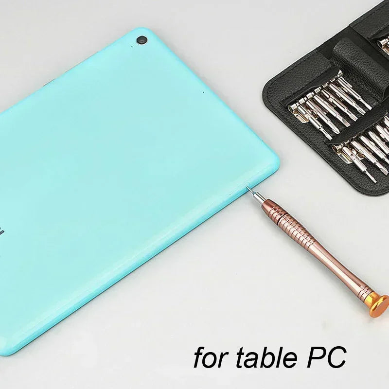 Mini set di cacciaviti di precisione 25 in 1 Cacciavite Torx elettronico Kit di strumenti di riparazione per iPhone Fotocamera Orologio Tablet PC