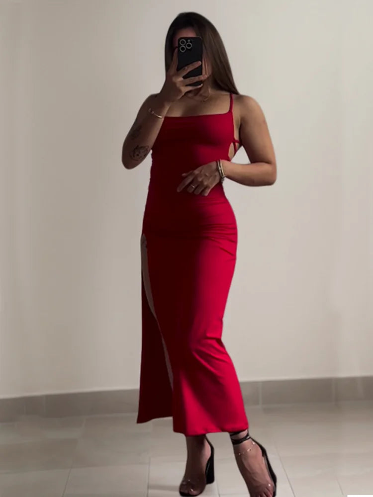 Vestito estate alta moda tracolla