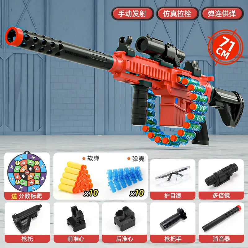 Soft Bullet Gun M416 Fucile giocattolo da fuoco