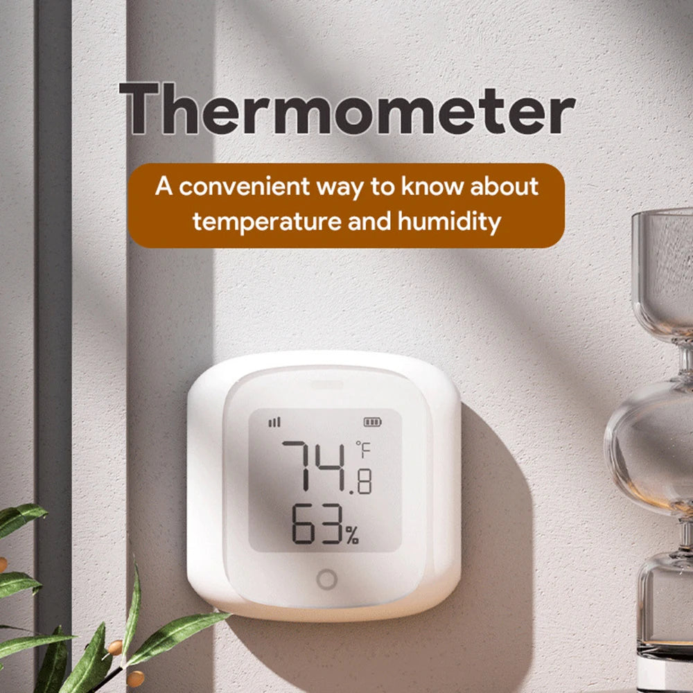 Tuya Smart WiFi Bluetooth Temperatura Umidità Sensore Wireless Home Retroilluminazione Termometro Igrometro APP Rilevatore di controllo remoto