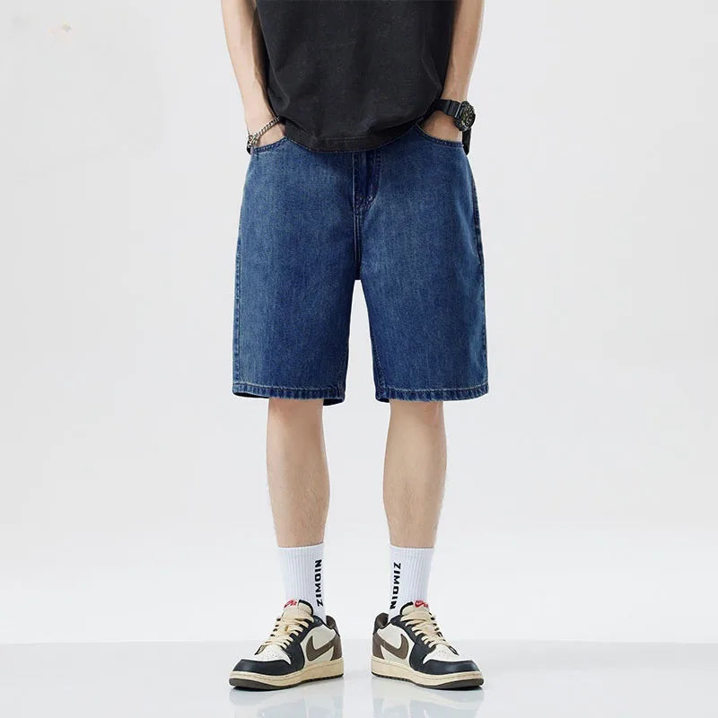 Denim pantaloncini di jeans da uomo