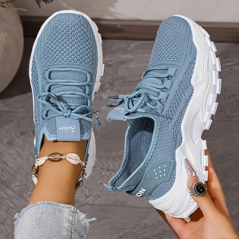 Sneakers in maglia traspirante Moda Comode Scarpe con suola morbida antiscivolo