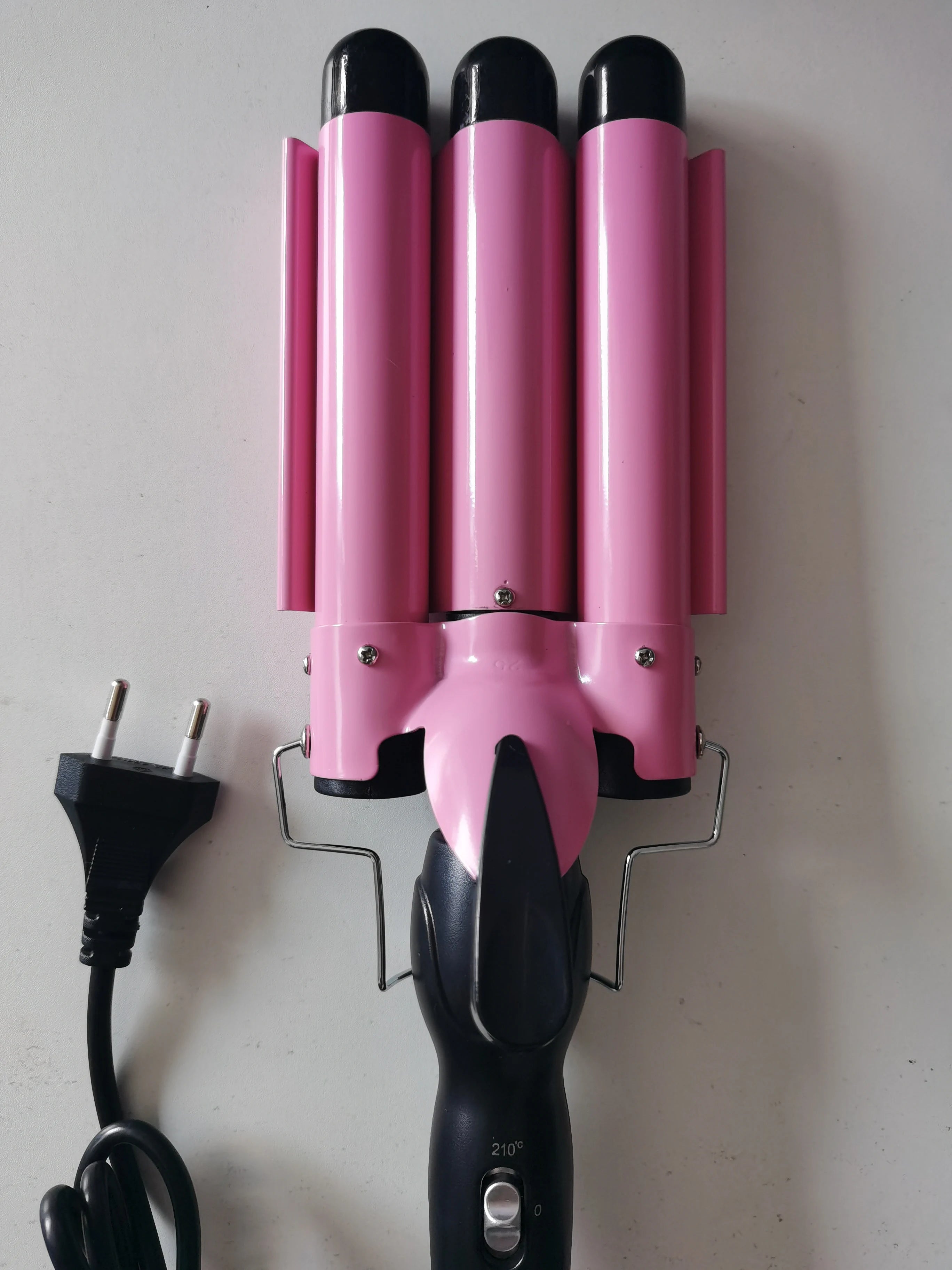 IRUIBEAUTY Ferro arricciacapelli professionale in ceramica a tripla canna