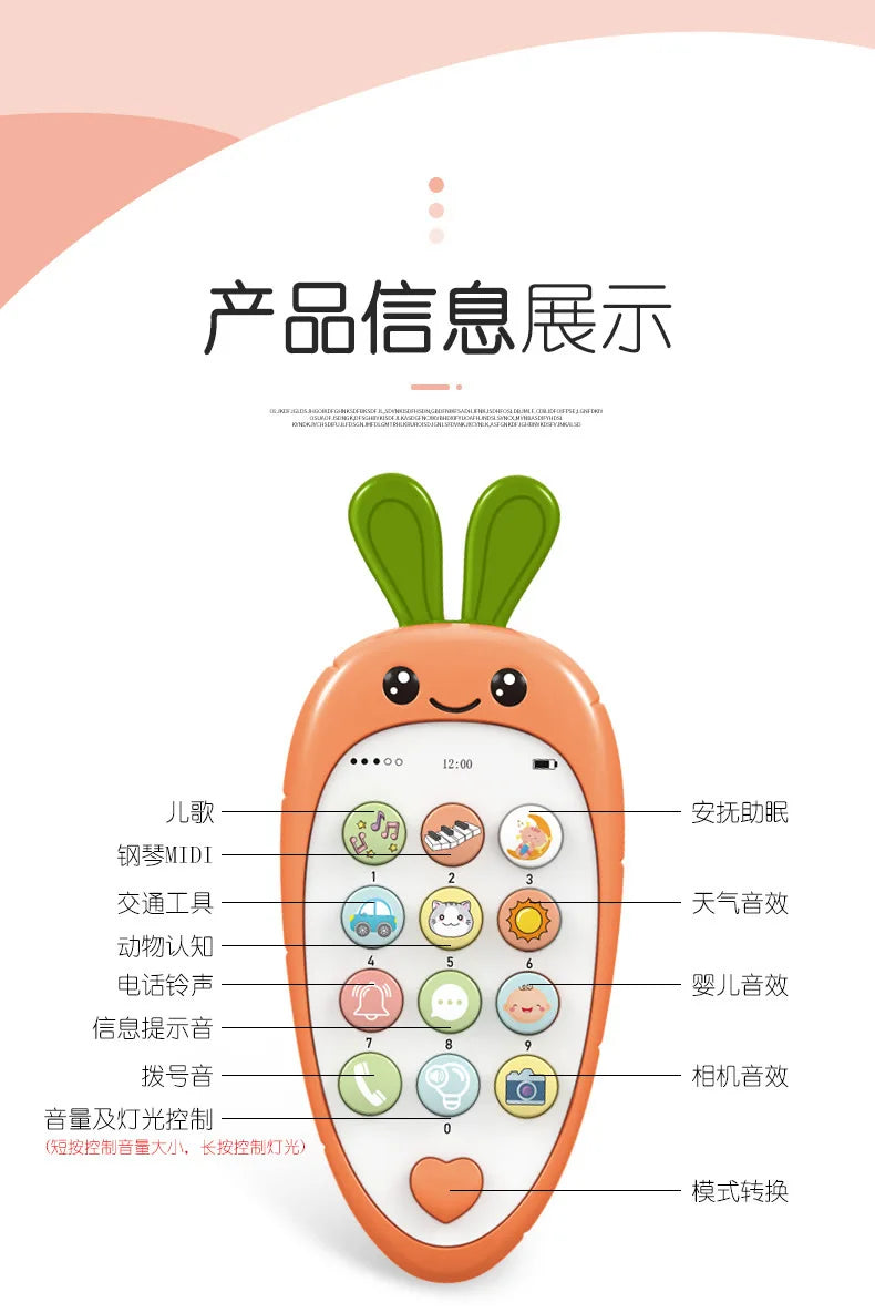 Telefono per bambini con suoni interattivi