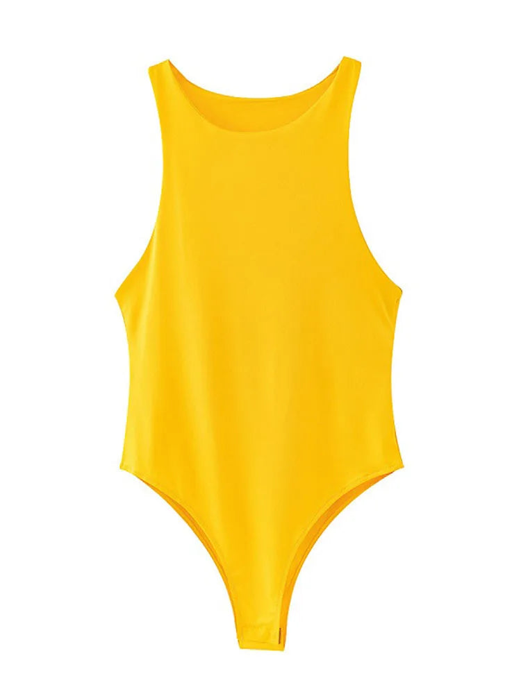 Body donna 4 colori sottile casual chic