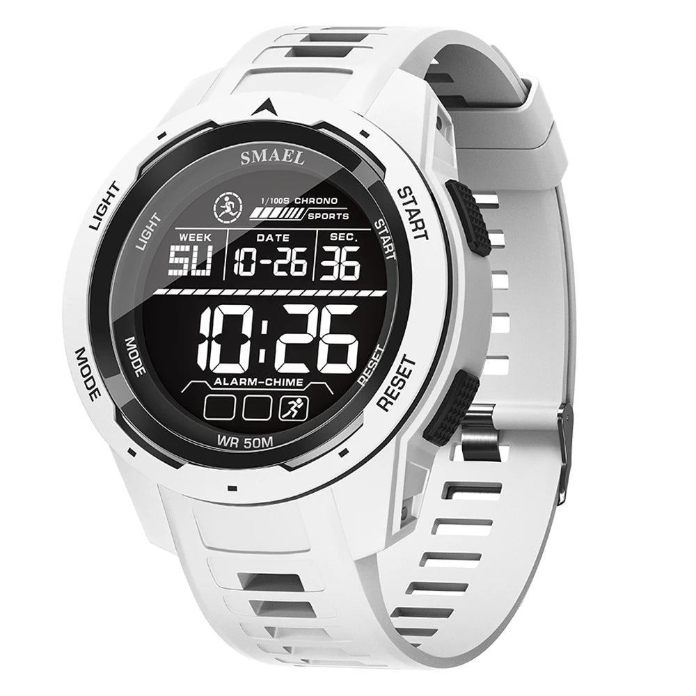 SMAEL Orologi da polso sportivi a LED Orologio impermeabile da uomo