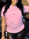 T-shirt donna manica corta casual girocollo estate xs-XXXL
