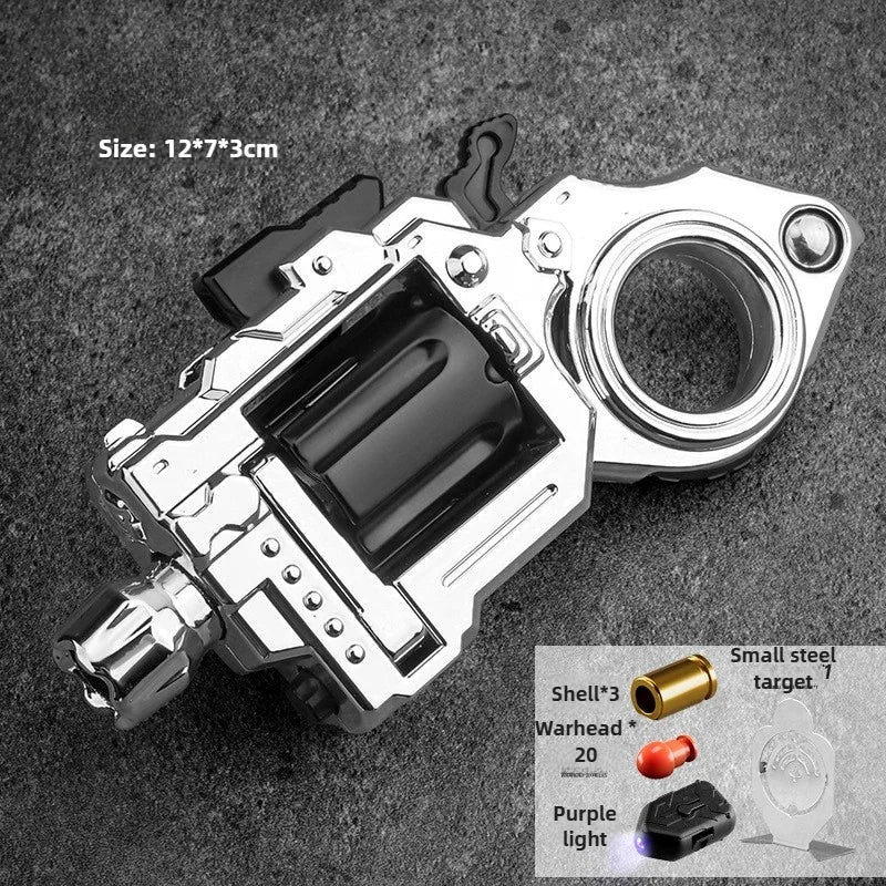 EDC Fidget Spinner Revolver Mini pistola in metallo