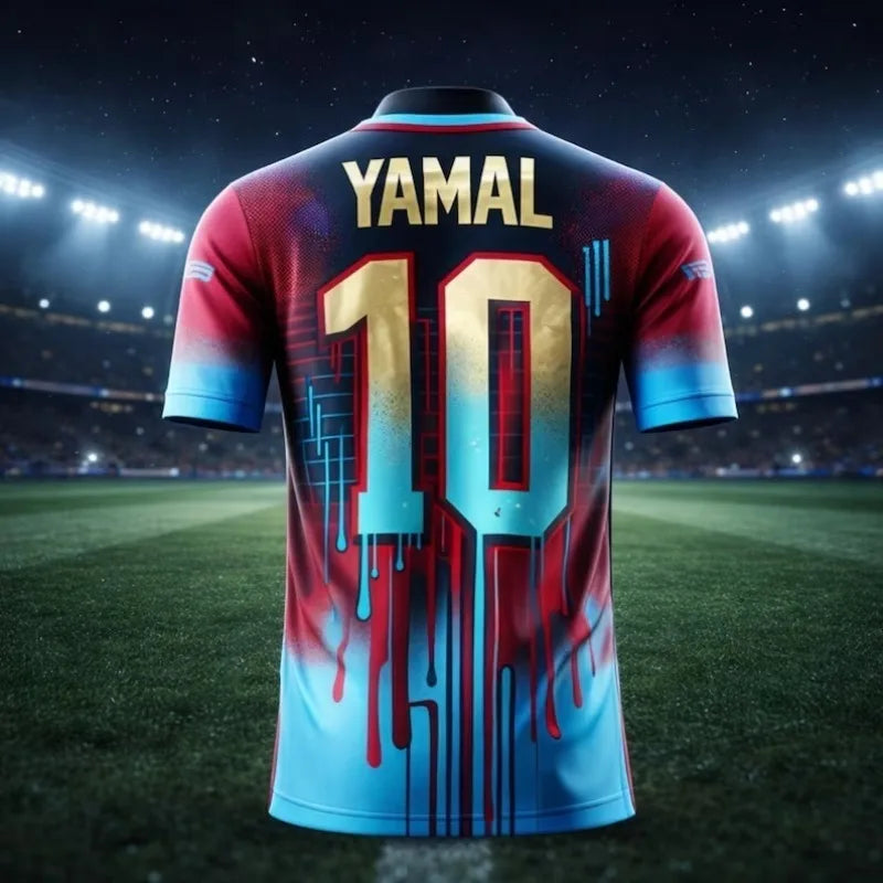 Yamal T-shirt stampata