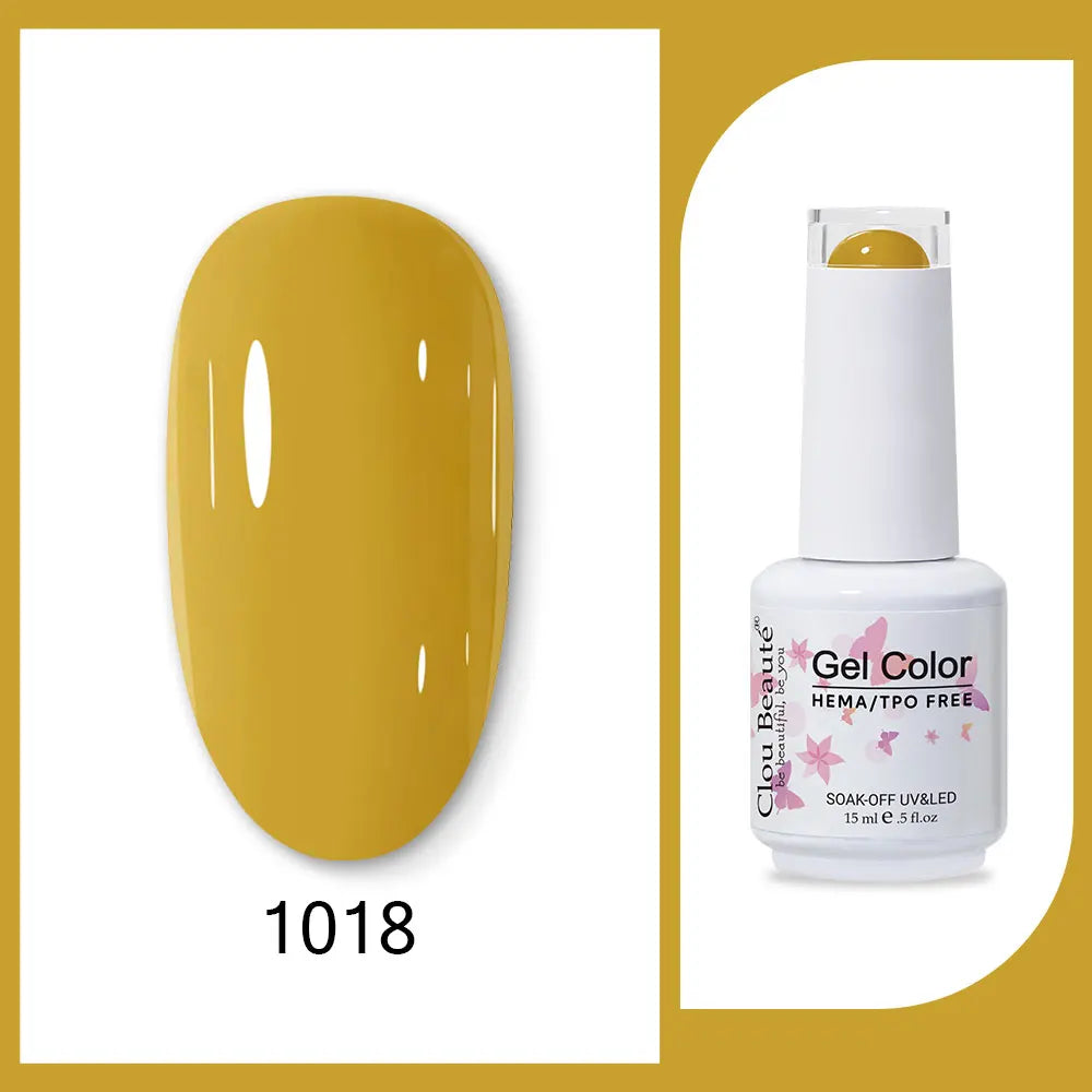 CLOU BEAUTÈ  15/10ml Semipermanente Gel Smalto Unghie 400 colori disponibili