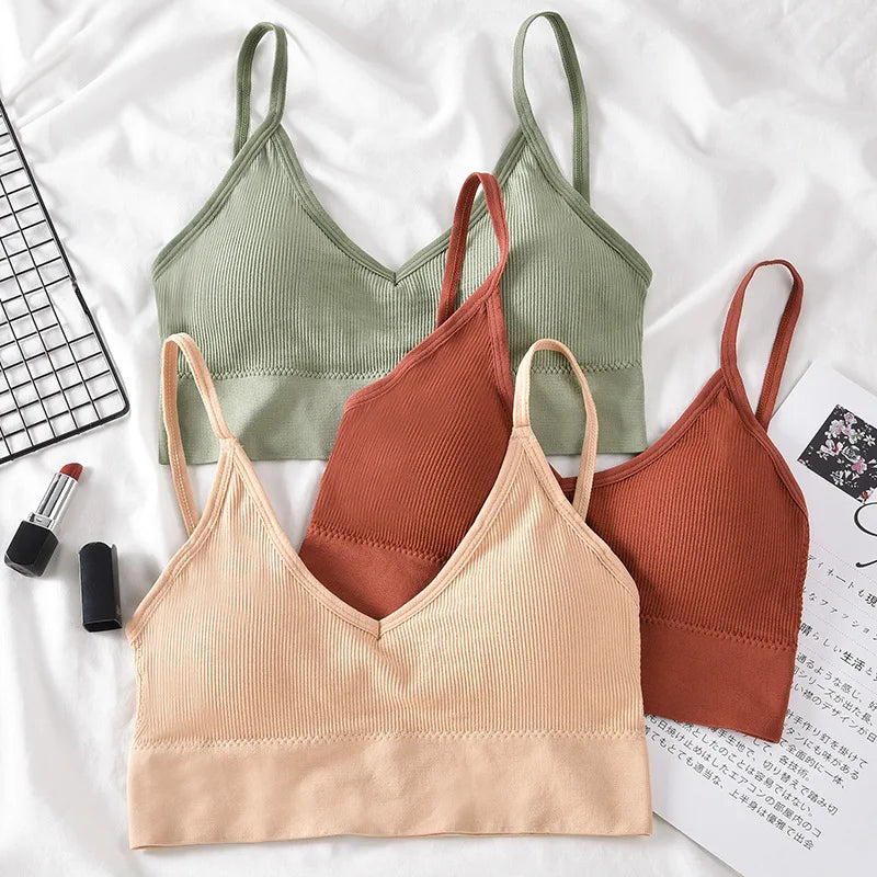 Set di 4 Pz Reggiseno senza cuciture, in cotone