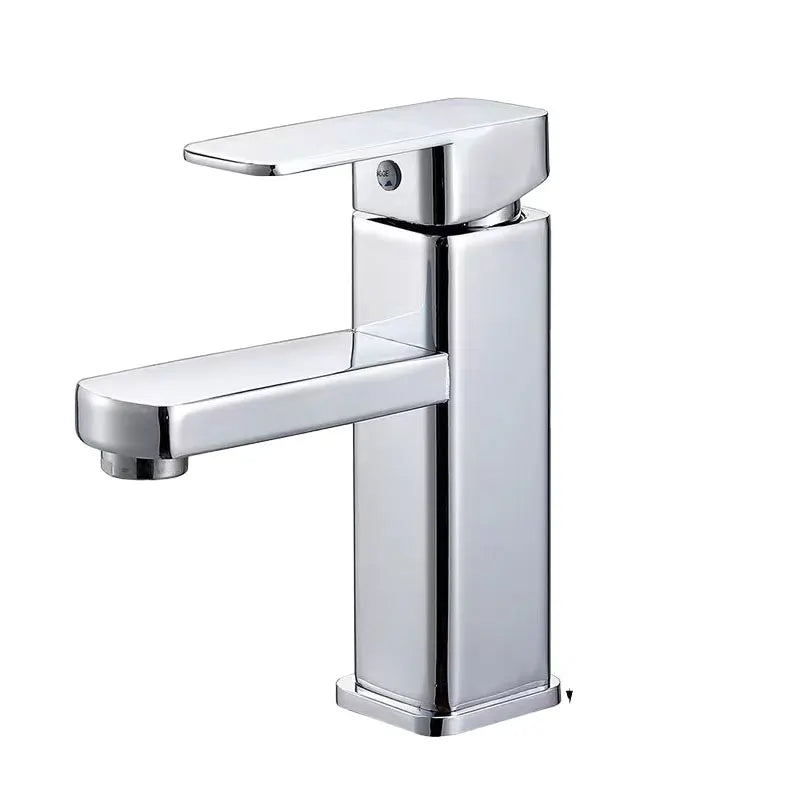 Rubinetti da bagno neri/cromi Rubinetti del miscelatore caldo e freddo Vanity Bagno