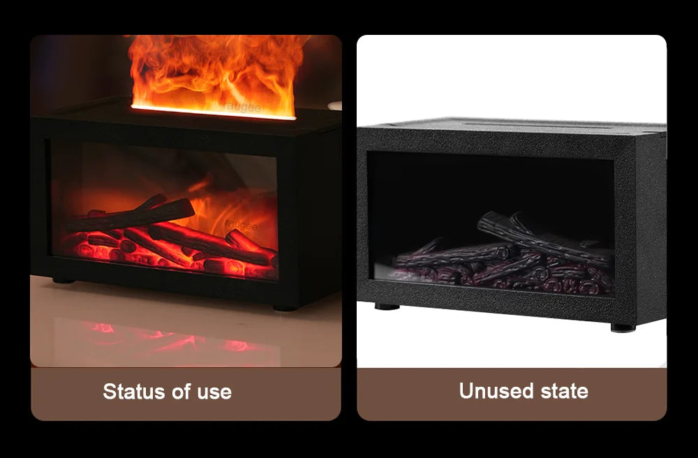 Umidificatore di aromi d’aria Diffusore di olio essenziale LED Night camino