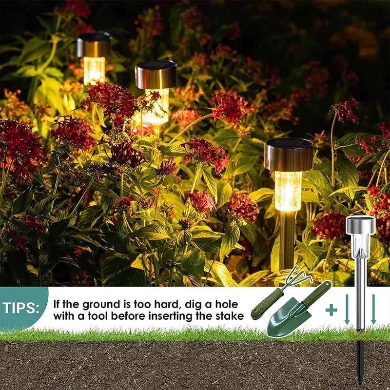Solar Outdoor Garden Lanterne solari per giardino set 10 Pz
