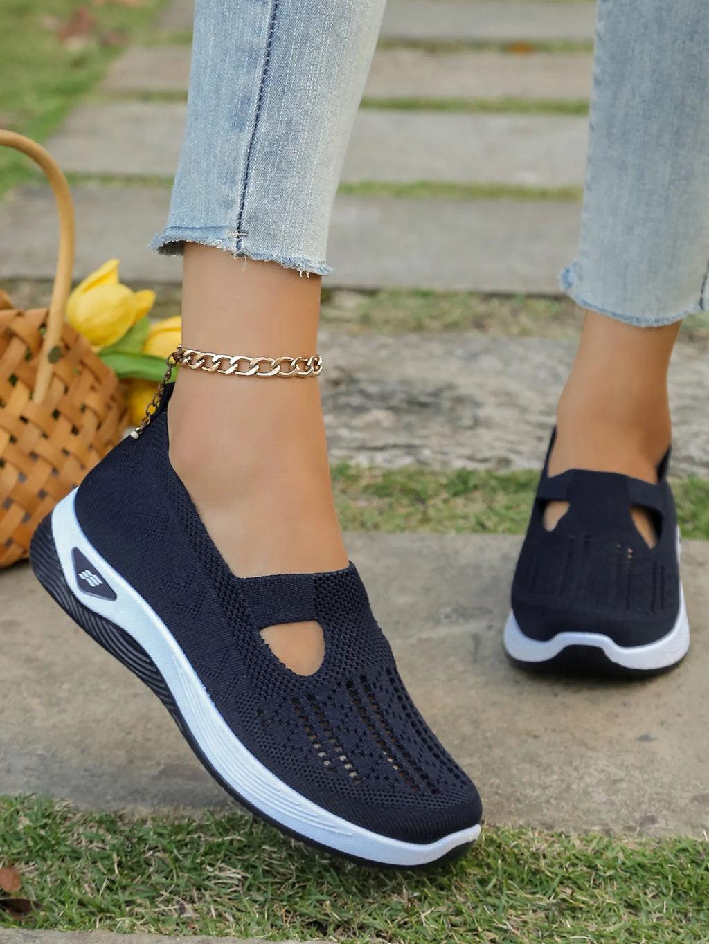 Scarpe sportive primaverili nuove da donna, alla moda, traspiranti, leggere, antiscivolo, resistenti all’usura,