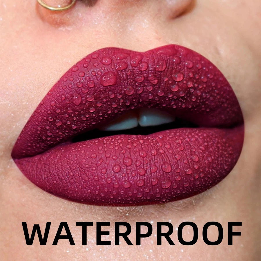 Matte Velvet Lip Gloss Impermeabile Rossetto liquido