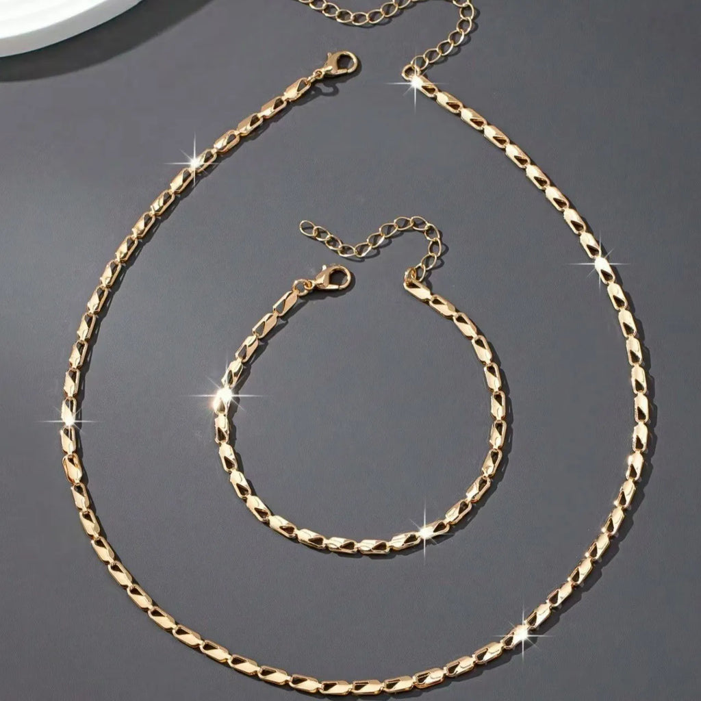 set collana e bracciale da donna lussuosi e alla moda