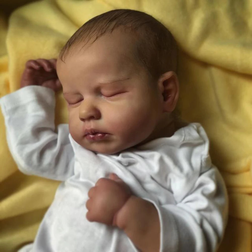 Realistic Bebe Body Doll LouLou Giocattolo fatto a mano 50cm
