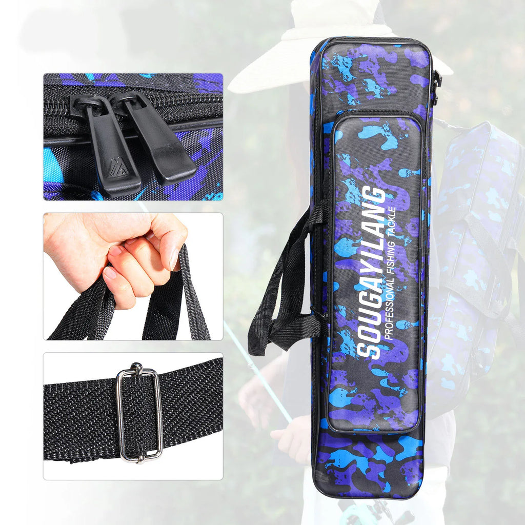 Custodia professionale per canna da pesca Borsa Oxford resistente