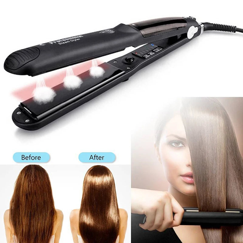 Piastra per capelli a vapore Professionale