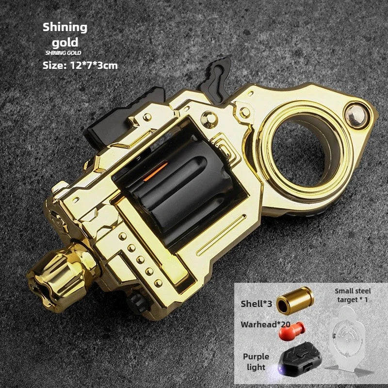 EDC Fidget Spinner Revolver Mini pistola in metallo