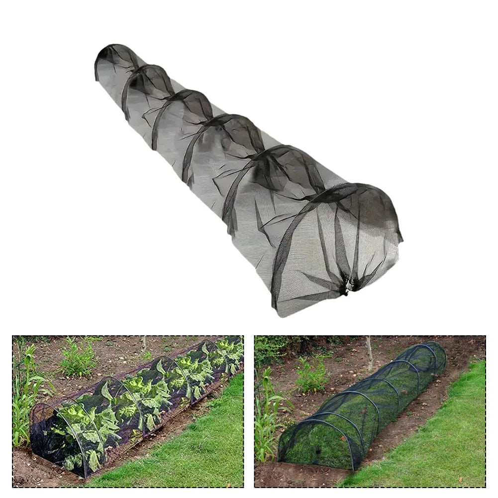 Serra Agricola Rete nera Tunnel di piantagione Copertura in plastica per la protezione delle piantagioni di ortaggi